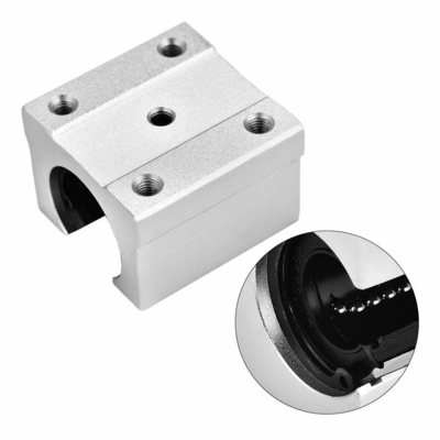 4Pcs SBR16UU Linear Bearing Pillow Block 16mm Aluminum Open Linear Bearings CNC Parts