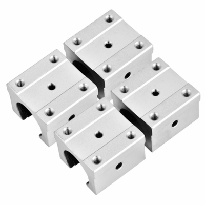 4Pcs SBR16UU Linear Bearing Pillow Block 16mm Aluminum Open Linear Bearings CNC Parts