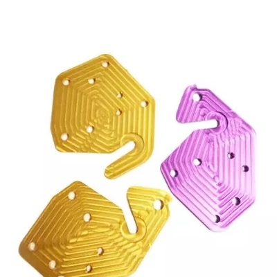 Engineering Spare CNC Machining Service 1mm Gold Plated CNC Aluminum Parts