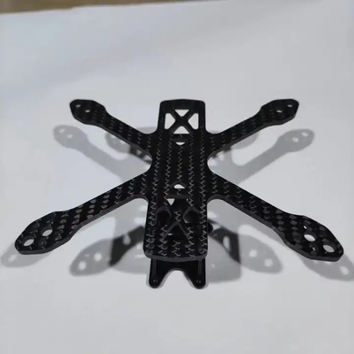 OEM/ODM Custom Carbon Fiber CNC Cutting Machining Parts For FPV Drone Kit Frame