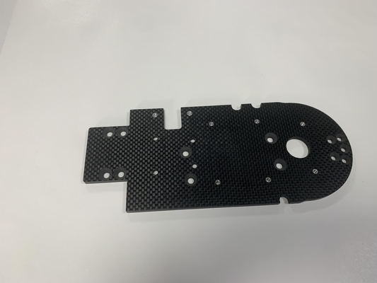 Custom OEM Precision CNC Machining Cutting Carbon Fiber Sheet For UAV/FPV/RC Drone Parts 2mm 3mm 4mm 5mm Carbon Fiber Sh