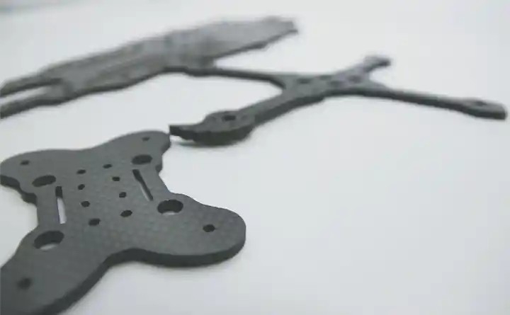 OEM/ODM Custom Carbon Fiber CNC Cutting Machining Parts For FPV Drone Kit Frame