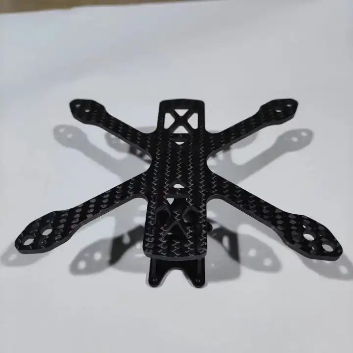 OEM/ODM Custom Carbon Fiber CNC Cutting Machining Parts For FPV Drone Kit Frame